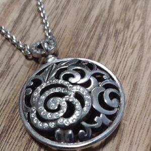 ❤️ Brighton Silver Swirl Pendant Necklace